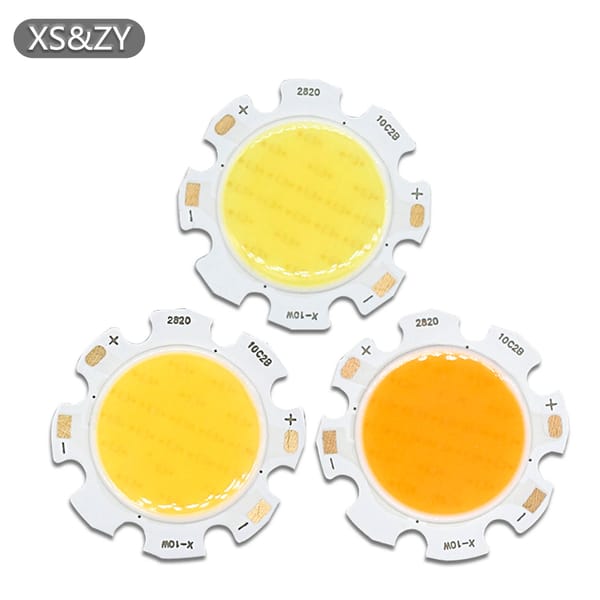 10pcs 3W 5W 7W 10W LED Lamp Bead COB Chip 2828 CRI80 Light Emitting Diode Bridgelux Chip Warm Color/Natural Color/White for Led