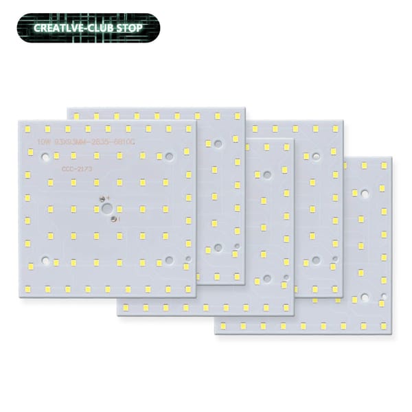 5pcs 10W 15W 22W 32W LED Flood Light Beads 250mA Panel Light LED SMD2835 Square Ceiling Board Lamp Board LED Chip Source For DIY