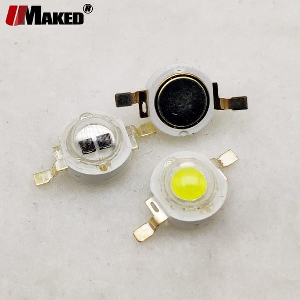 10pc High Power Led Chip 3W 2x45mil Double chip leds White Warm IR850 940 led Light beads for night light CCTV Camera lamps DIY