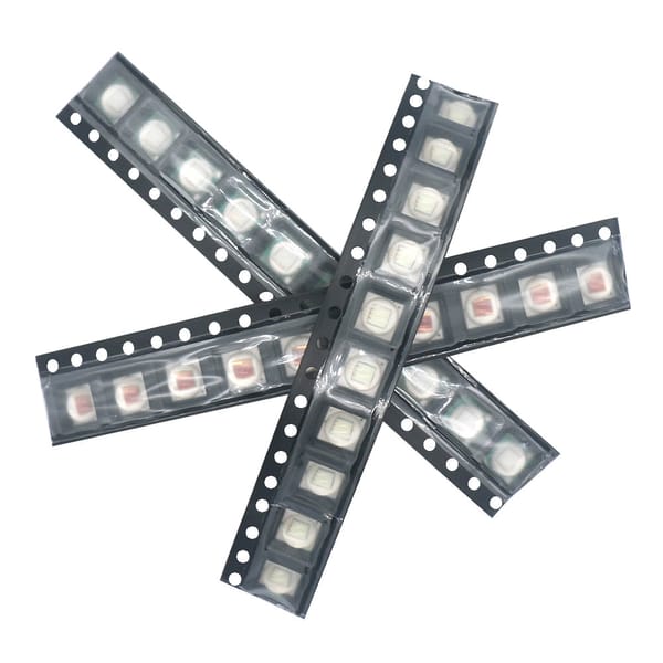 10pcs/pack 1-3W 5W LED diodes LED Chip LED Lamp Bead Flashlight Amber Cold White 6500K Red Green Blue Signal Light
