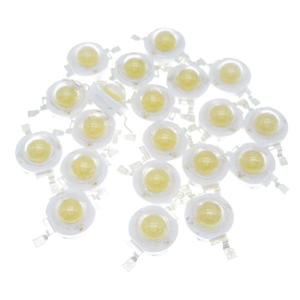 10pcs High Power LED Diodes 5W 4 Chip Red Green Blue Yellow Cold White 10000K 30000K Full Spectrum Grow Light Beads