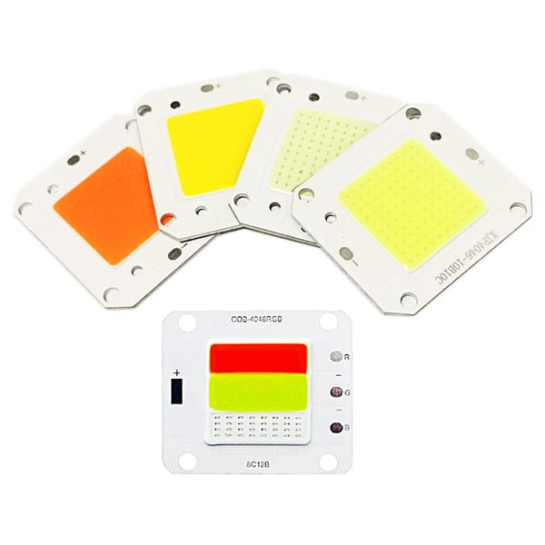 1-10pcs DC12V 32V 50W COB LED Chip White Warm White Full Spectrum Integrated Smart IC Driver High Power 50 watt COB Light Source