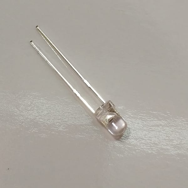 3mm white hair blue highlight short foot LED light emitting diode F3 transparent blue lamp beads factory direct sales