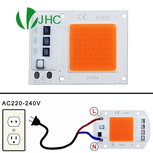 LED lamp Bead Chip Phyto Lamp Full Spectrum AC 220V 10W 20W 30W 50W For Indoor Plant Seedling Grow and Flower Growth Lighting