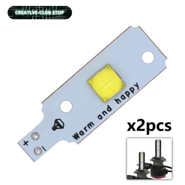 2pcs LED Original Lamp Beads Car Light Accessories Cold White 6500K XHP50.2 XHP70.2 DC6V 16W 36W 30W 60W For Car Headlights