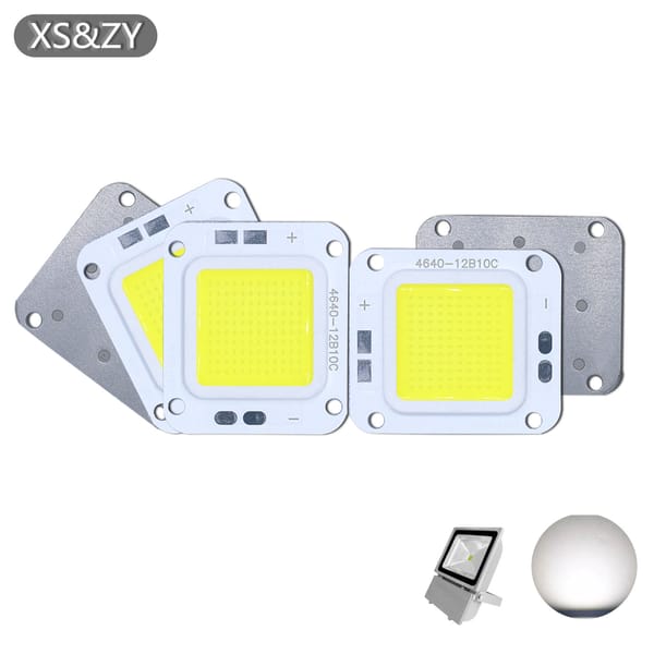 5PCS LED COB Chips DC30-32V 1500mA 50W Light Bead SMD For Warm White FloodLight Spot Light Portable Lighting Source Replace DIY