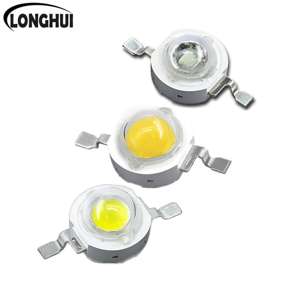 High Power LED Chip White,Red,Green,Blue,Amber,Yellow,660nm,445nm,IR UV SMD Light Bead For 3W 3W Street lights indoor lights