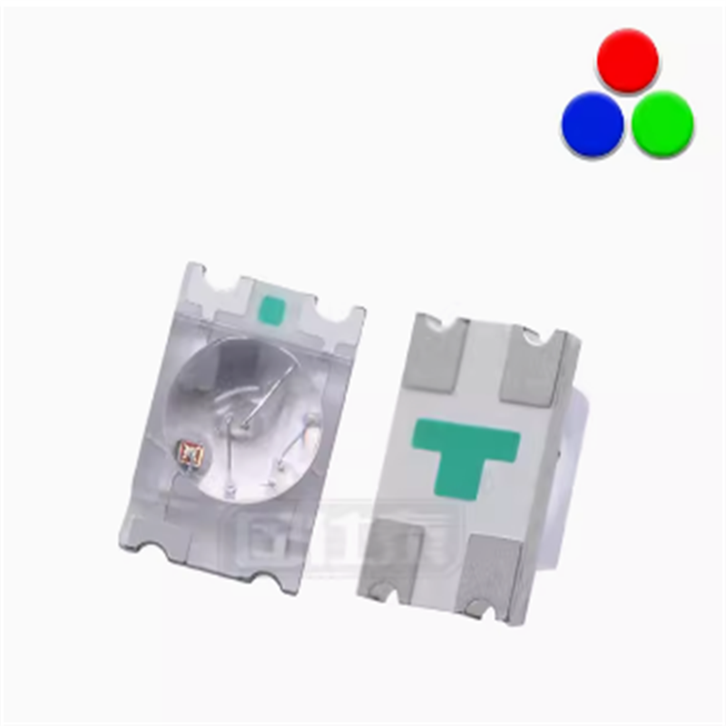 50pcs  SMD LED lamp beads light-emitting diode 4028RGB red, green and blue colorful keyboard lamp beads