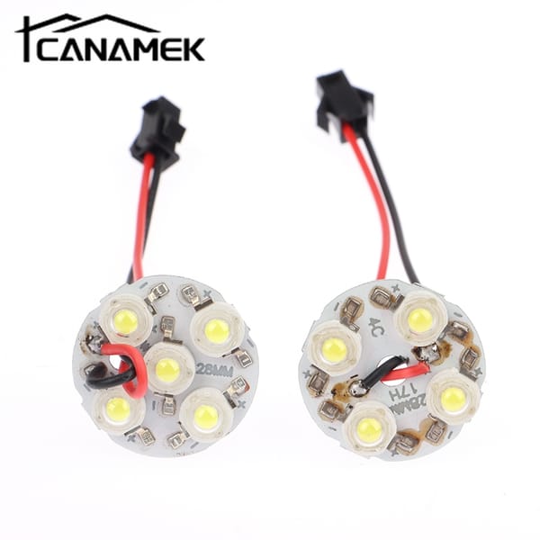 High Brightness LED 3W/4W/5W Lamp Bead Light Board Bulb Round Transformation Light Source 23/28mm Indoor Light