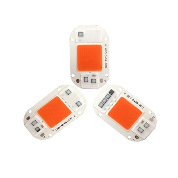 COB Module Driverless 220V 20W 30W Flip DOB 50w Led Chip Lamp Beads For Spotlight Floodlight Plants Growing Grow Light Tent