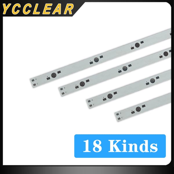 10pcs 1W 3W 5W LED Aluminum Base Plate 130mm 150mm 300mm 500mm PCB Board DIY For 5 6 15 36 60 180W Watt High Power Light Beads