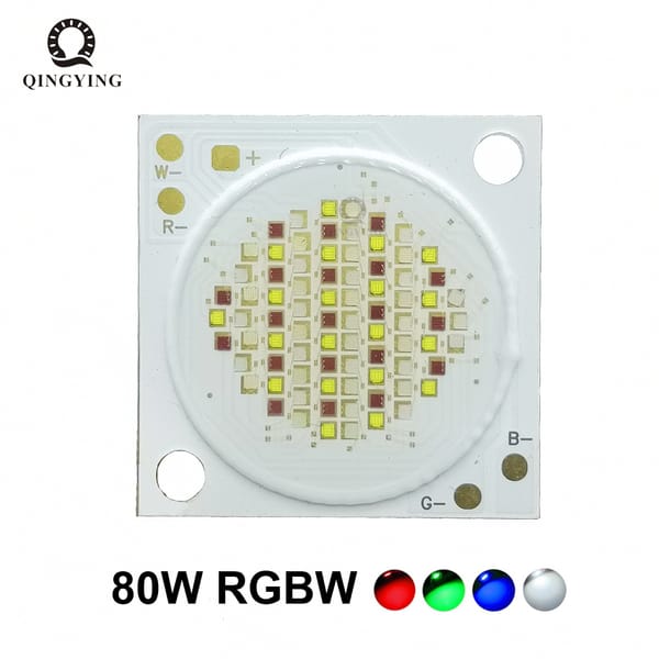 1pcs - 5pcs 80W Enough Power RGBW Stage Light Colorful High Power LED 700mA Red Green Blue White COB Chip Lighting Source Beads