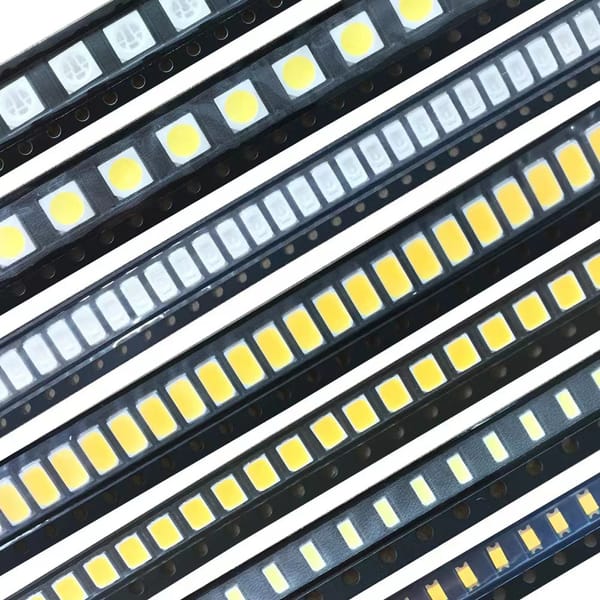 100pcs 1206 SMD LED Emitting Diode Kit Lamp Chip Light Beads Warm White Red Green Blue Yellow Orange UV Pink RGB Micro SMT