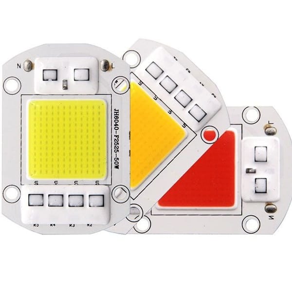 1-20PCS LED COB 50W Red Pink Blue Chips Beads Light Lamps AC 220V IP65 Blub Smart IC No Need Driver DIY Flood Light  Spotlinght