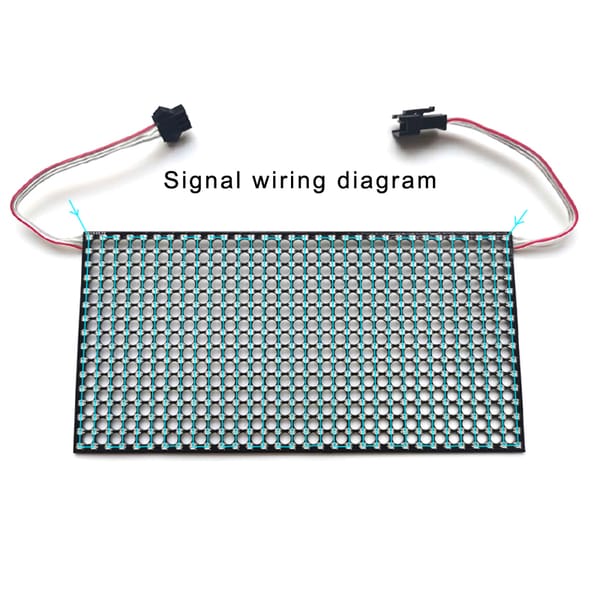 Ws2812 full color LED screen RGB color dot matrix 16 * 32 dot matrix SPI protocol 2020 small light beads